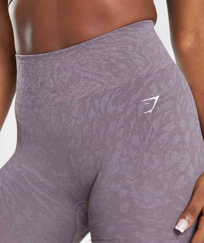 Gymshark adapter les leggings sans couture pour animaux sauvage | lilas musqué femmes 6HF28315